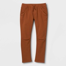 Boys' Super Stretch Pull-on Taper Fit Jogger Jeans Cat Jack - Brown Size 10H