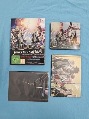 Fire Emblem Fates Limited Edition 3DS Steelbook, Poster, Artbook, OHNE SPIEL