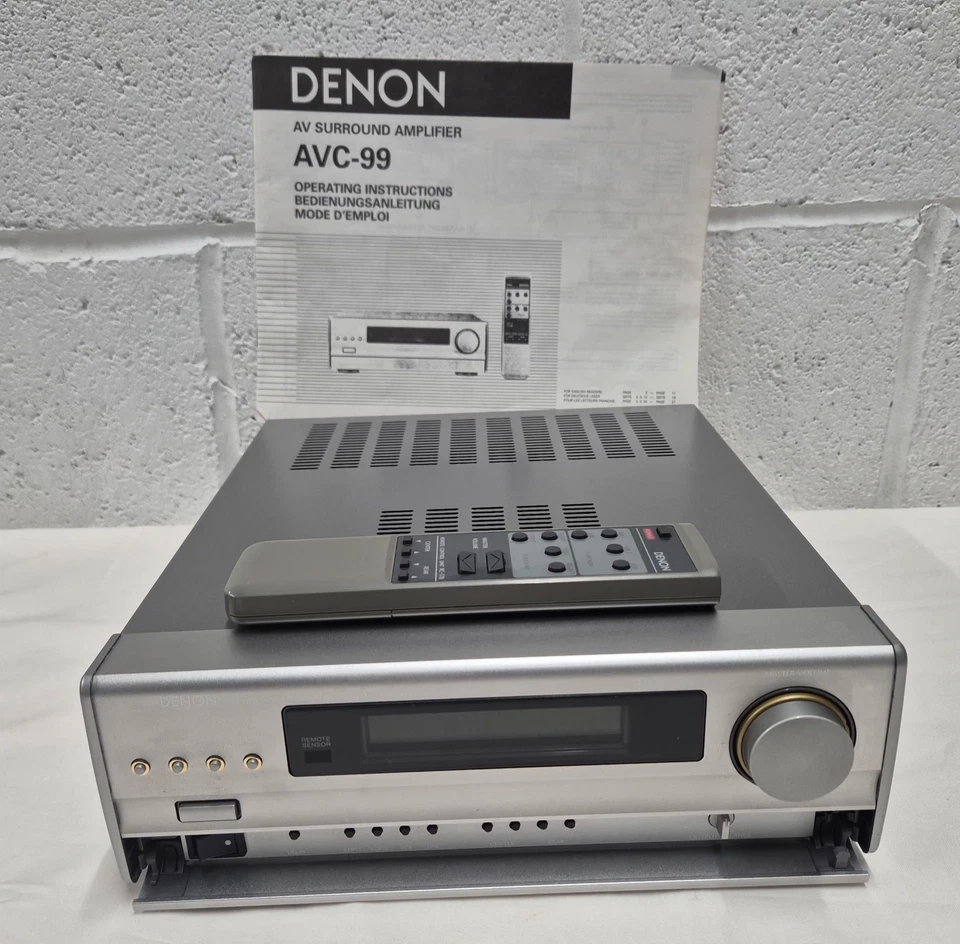 Denon AVC-99 Personal Component AV Surround Amplifier HiFi Separate With Remote - Image 2 of 4