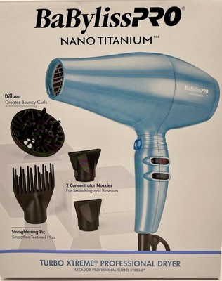 BaBylissPRO Nano Titanium Turbo Xtreme Professional Dryer