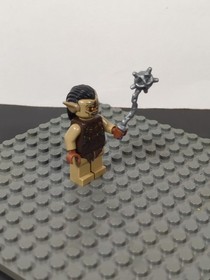 Lego Lord of the Rings Mordor Orc Minifigure Dark Tan Goblin (Set 9476) minfig