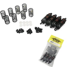 NEW Yeah Racing BBG-0060BK Alum Big Bore Go 60mm Damper (4) Black : 1/10 Touring