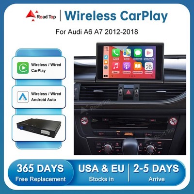 Wireless Smart CarPlay Modul Interface Kit für Audi A6 A7 MIB2 2016-2018 Spiegel