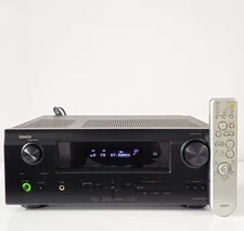 Denon AVR-590 5.1 HDMI Home Theater 75W Surround  Receiver W/Remote Bundle Teste