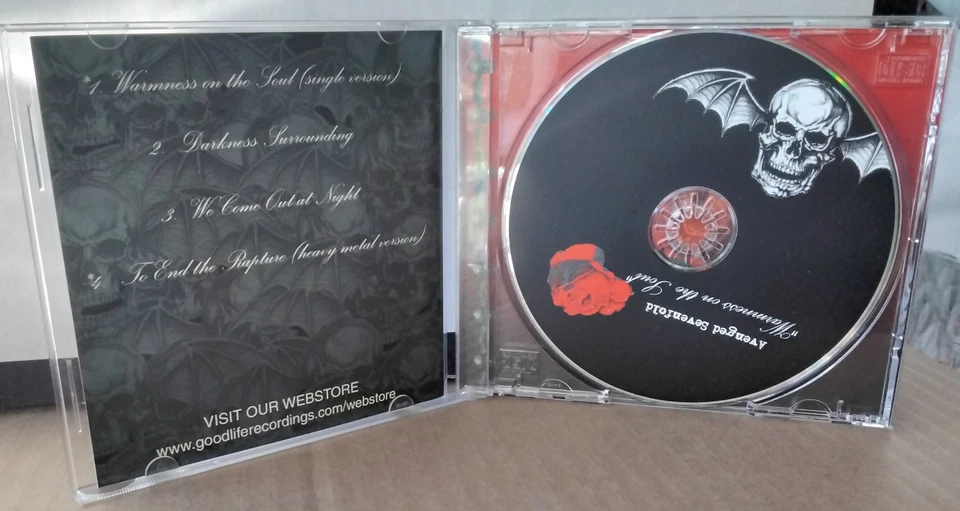 AVENGED SEVENFOLD - Warmness On The Soul GOOD LIFE RECORDINGS GL 071 US EP CD - Image 3 of 3