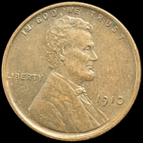 1910 Wheat Cent Lincoln Penny EXCELLENT AU/MS 1910-P Antique US 1c Coin