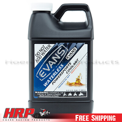 Evans Waterless Coolant- Powersports (1/2 Gallon) -EC72064