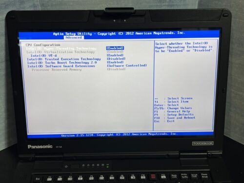 CF-54J5894VM, i5-7300U @2.60GHz, 16GB, 512GB SSD + 1 TB HDD, TOUCH, WEBCAM, 4G - Picture 6 of 24