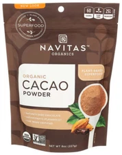 Navitas Organics  Naturals Cacao Powder Organic Raw   8 Oz Pack Of 1