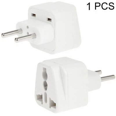 Riduzione Adattatore Socket US UK to EU universale 6A Plug Power Adapter Bianco