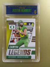 2021 Panini Contenders Draft Picks Campus Legends JUSTIN HERBERT #9   TSC