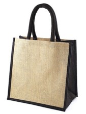 Jute Bags Medium Size Hessian Luxury Tote Eco Reusable Shopping Bags