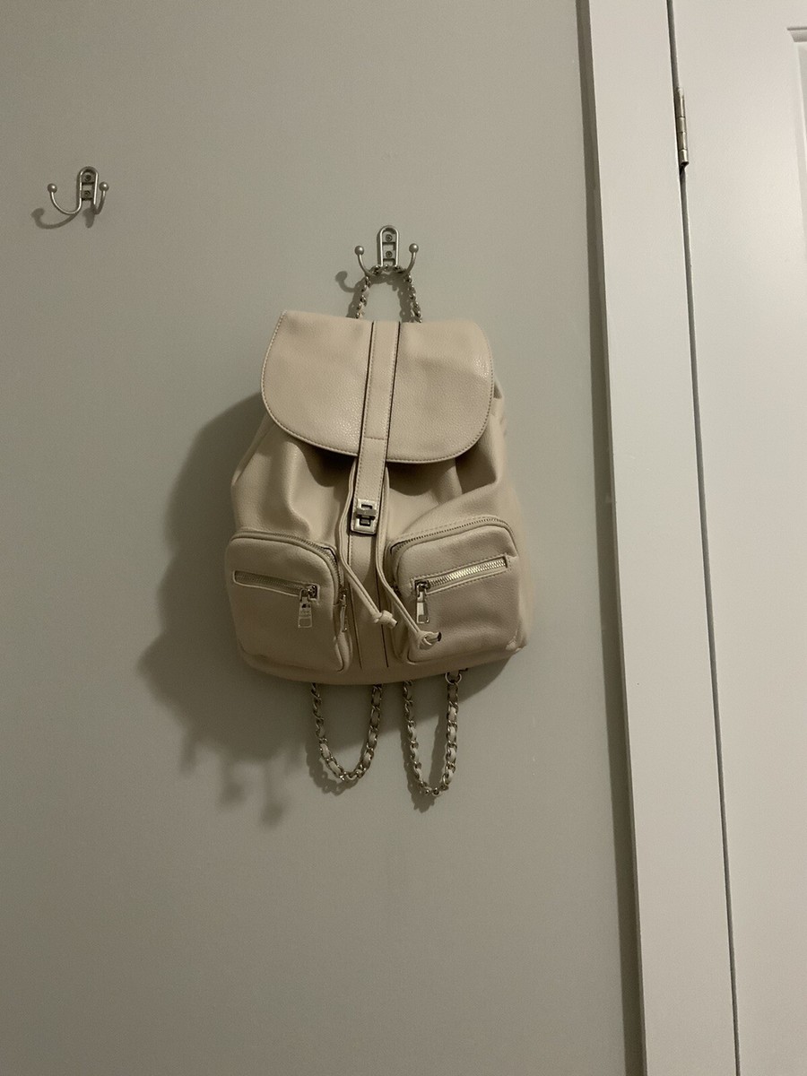 Steve Madden Leather Backpack (White) | eBay
