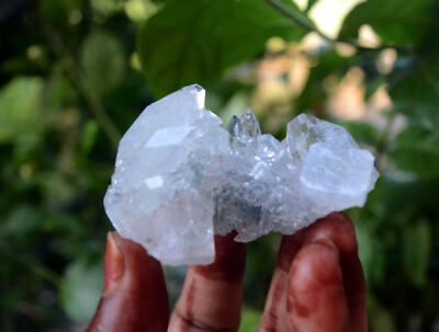 apophyllite w/ chalcedony coral minreals specimen m-3