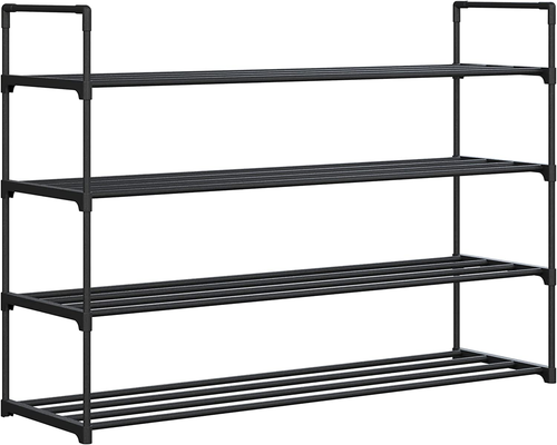 Shoe Rack - 4-Tier Shoe Organizer for Closet, Bathroom, Entryway - Shelf Holds 2 - Picture 12 of 12