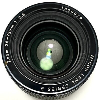 AS IS] Vintage Nikon Lens Series E Zoom 36-72mm F3.5 MF #1808879