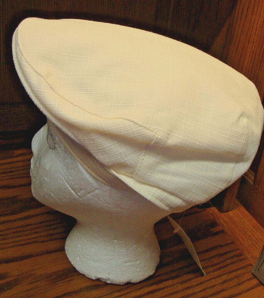 New! Women s Hat Size 2XL Cream~Wide Brim Beret Cap Newsboy Lightweight 846