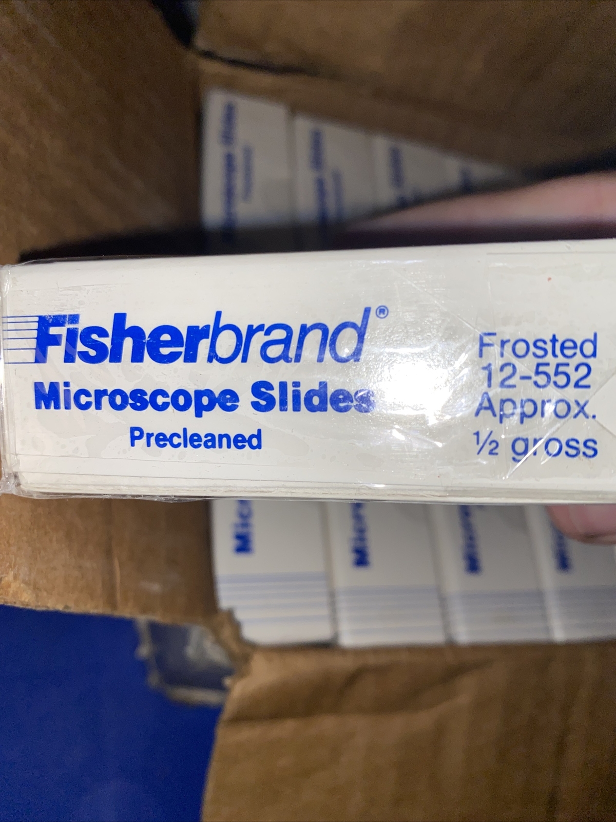 FISHERBRAND FROSTED MICROSCOPE SLIDES PRECLEANED 1255033 Size