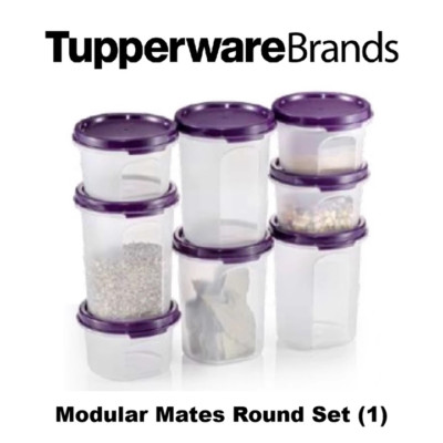 TUPPERWARE Modular Mates rund (8er Set) 200 ml / 6,7 flüssige Unzen & 440 ml ...