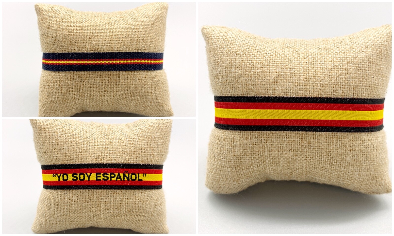 Pulsera Bandera de España de tela nuevo hombre mujer niño regulable moda regalo