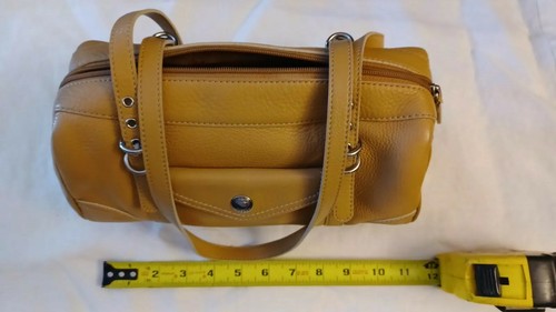 Fossil 1954 Tan Pebbled Leather Handbag 