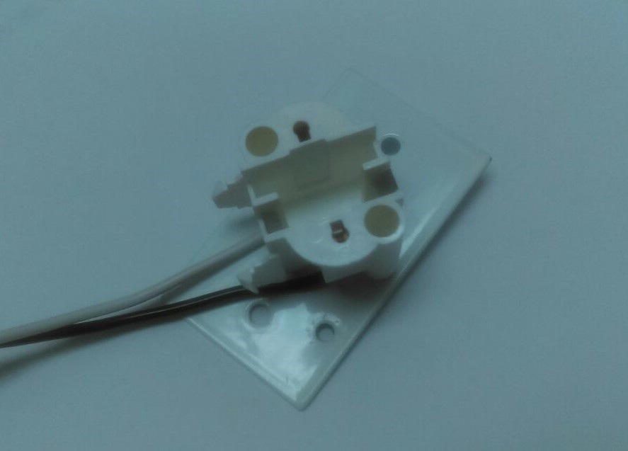 15W 2PIN FL FLUORESCENT LIGHT BULB BALLAST + SOCKET LAMP HOLDER