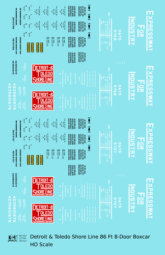 K4 HO Scale Decals Ferrocarril Mexicano (FCM) 40 Ft Boxcar White - Foto 9