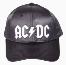 AC/DC ACDC Baseball Cap Back in Black  - 100 % Baumwolle