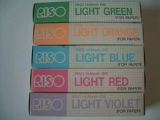 New! Print Gocco Hi mesh HM INK Paper / Light Pastel color