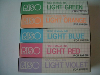 New! Print Gocco Hi mesh HM INK Paper / Light Pastel color