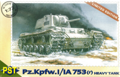 PST 1/72 (20mm) Pz Kpfw I/IA 753(r) Heavy Tank
