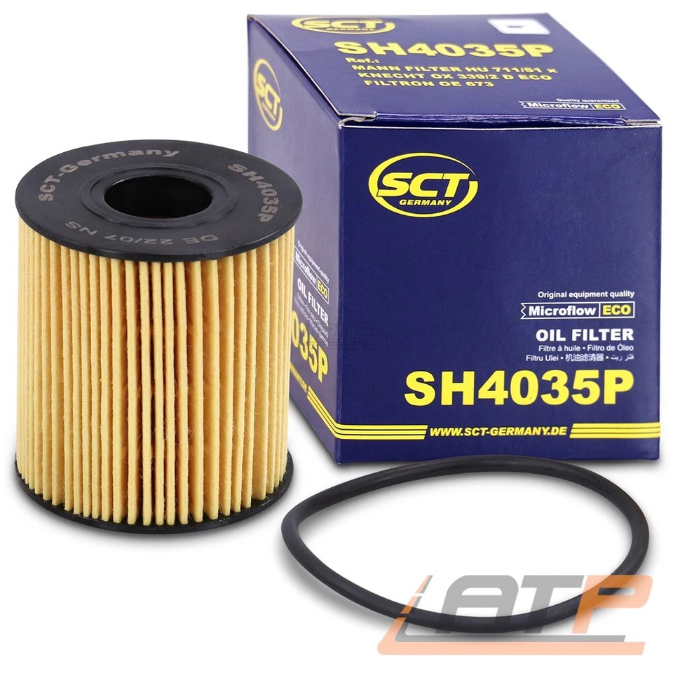 SCT ÖLFILTER + 5l 5W-30 FÜR CITROEN BERLINGO C3 C4 C5 DS JUMPY XSARA FIAT SCUDO - Bild 3 von 4