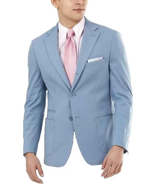 Tallia trajes y Blazers de tamaño regular de algodón para hombres