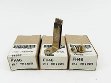 New Lot of 3 Eaton FH46 Thermal Overload Element Relay