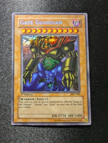 Gate Guardian - MRD-000 - Secret Rare - 1st Edition NM YuGiOh!  Metal Raiders -