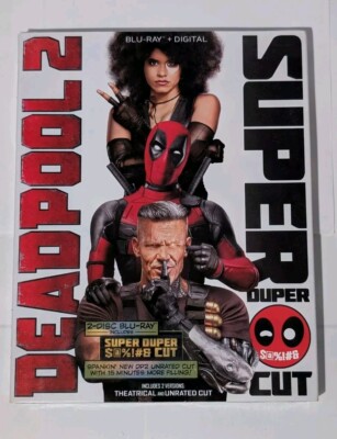Deadpool 2 Super Duper Cut Blu ray Digital Expired TARGET EXCLUSIVE New Sealed