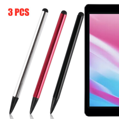 3PCS Stylus Pen For Touch Screen Tablet Samsung iPhone iPad PC - Main Image