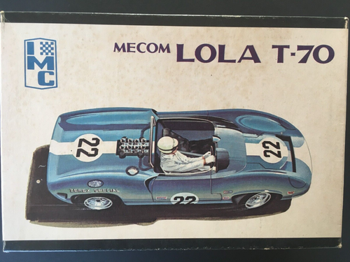 Kit De Voiture Slot Vintage Lola T-70 Des Années 60 - Tokyo Plamo - Échelle 1/24 - Corps Transparent - Neuf En Boîte (fragile)