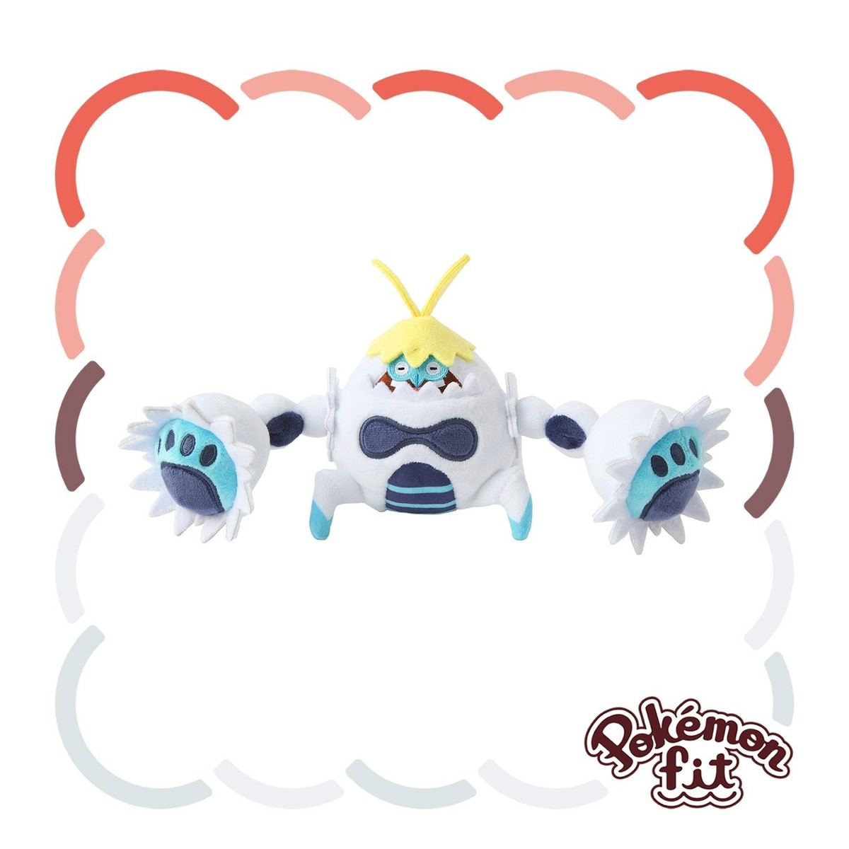 Pokemon Center Fit Plush Doll - 740 Crabominable 4.5in Fight Crab