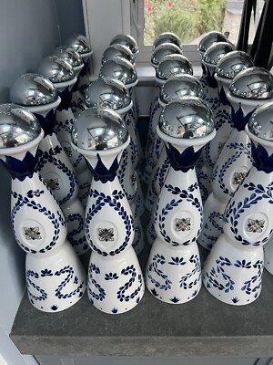 Clase Azul Reposado Empty Tequila Bottle 750ml Hand Painted