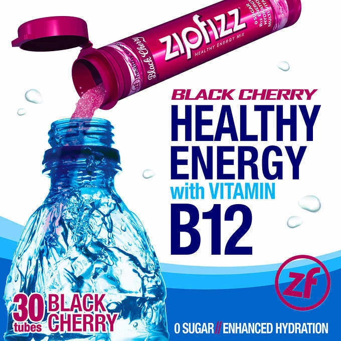 Mezcla de bebidas energéticas saludables Zipfizz, 30 tubos - ¡ENVÍO GRATUITO! MEJOR PRECIO! Foto 2 de 4