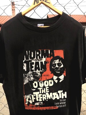 T-shirt Norma Jean "O' God The Aftermath" Album - Coton, Coupe Regular, Couleur Naturelle, Tailles S à 5XL