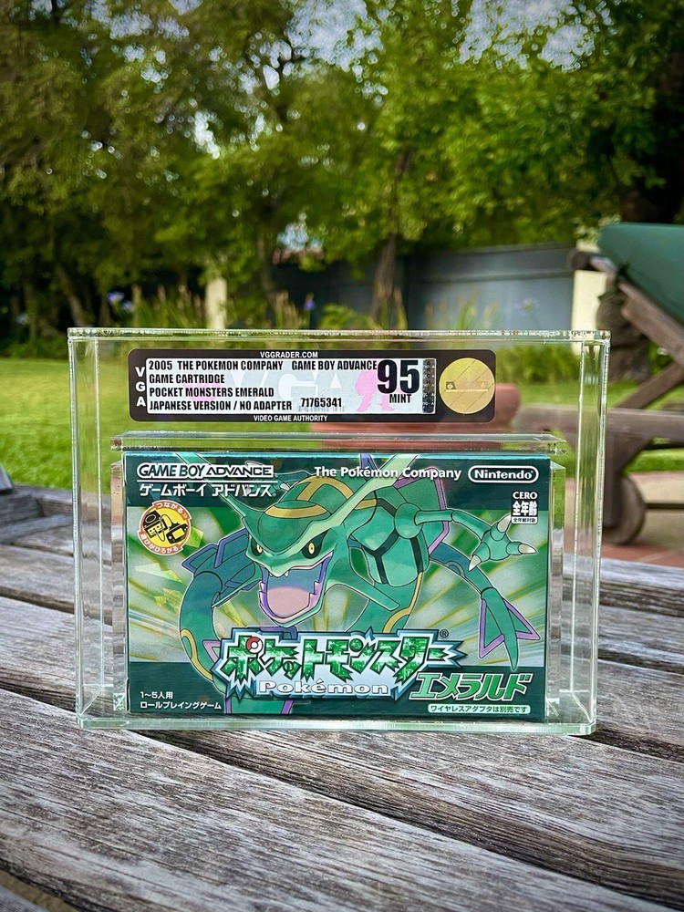 Pokemon Emerald Unopened/Sealed New Japanese VGA Graded 95 Not WATA