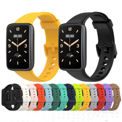Replacement Watch Strap Silicone Wristband for Mi Band 7 Pro Smartwatch Bracelet