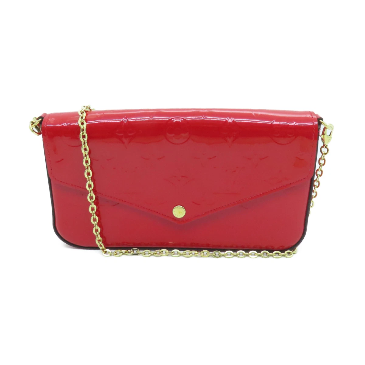 Louis vuitton purse red button new arrivals
