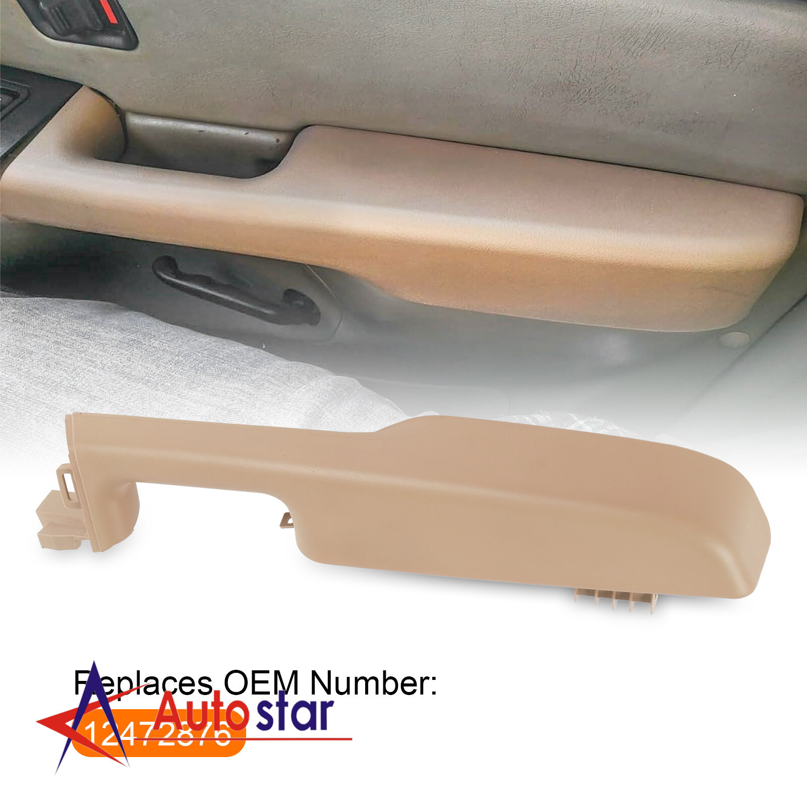 Driver Left Side Front Door Armrest Handle For 1999-06 Chevy Suburban/Tahoe GMC