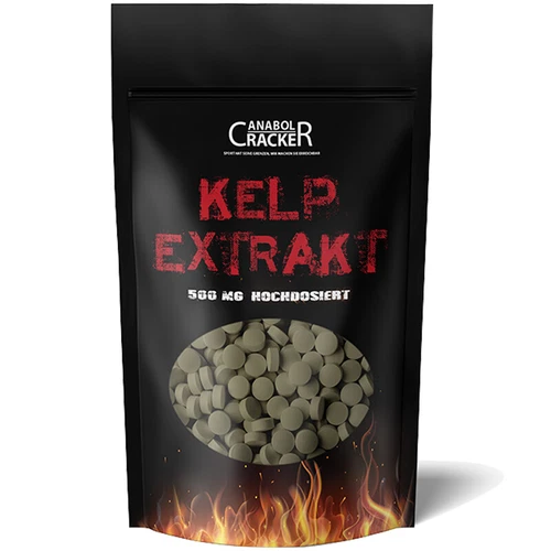 KELP EXTRACT 500 Tablets 150ug Natural Iodine - Vegan Vitamin B12