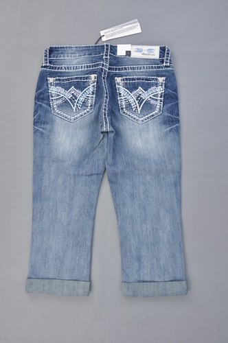 NEW Grace in LA Stretch Denim CAPRI Western Holiday Blingbling size27 #GR-LA-04 - Picture 11 of 68