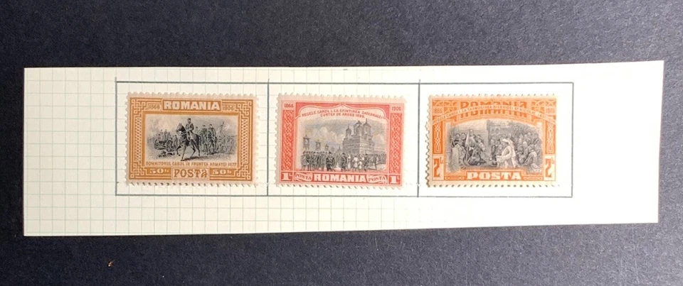 Romania Stamps. Scott #176-195 SET. MH/USED VF/XF - Image 4 of 4