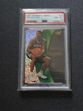 Tim Duncan 1997 Skybox E-X2001 Rookie Card RC #75 PSA 8. rookie card picture